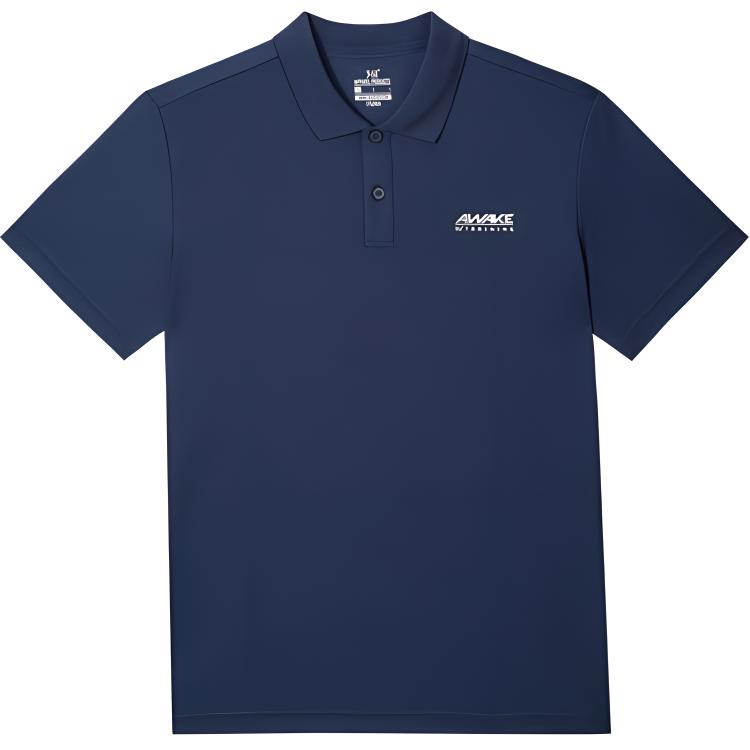 Мужское поло 361° Polo Shirt (темно-синее)