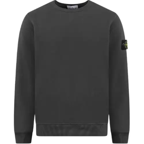 STONE ISLAND Logo Patch Crewneck Sweatshirt