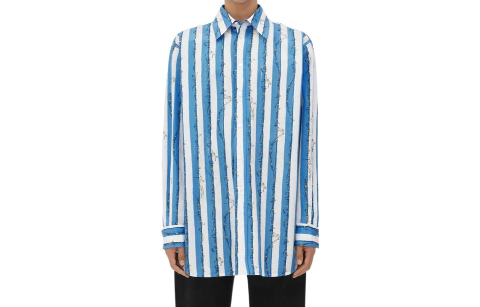 Bottega Veneta Graphic Printed Long Sleeved Shirt