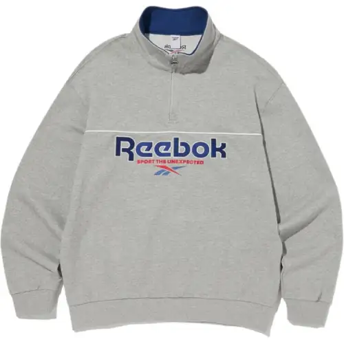 Reebok Sweatshirts Unisex Gray Moderate