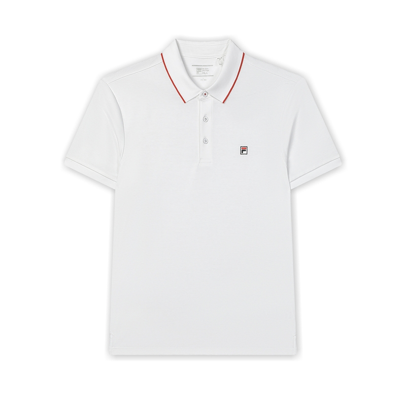 Мужская футболка Fila POLO (белая)