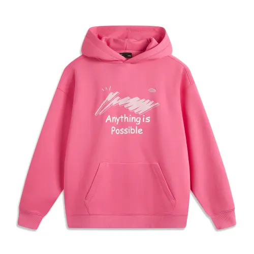 Li Ning Sports Life Collection Sweatshirt Unisex Moon Rose Pink