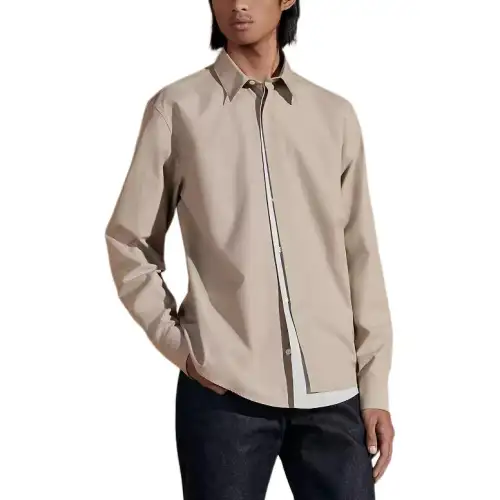 HERMES SS24 Shirt Men's Sand Yellow