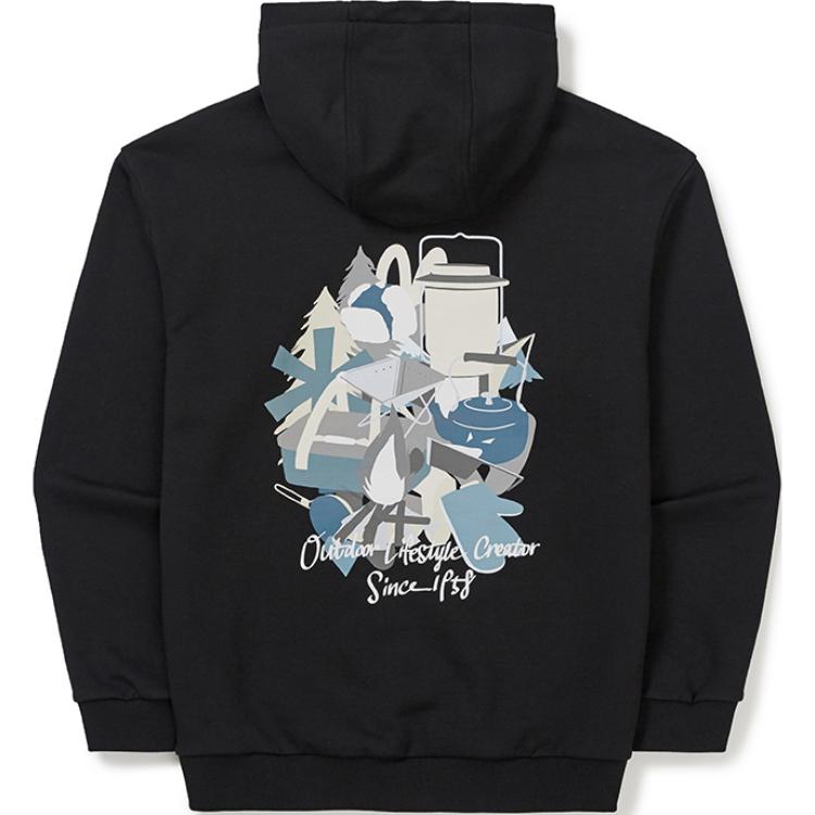 Худи snow peak x Fallout (черное)