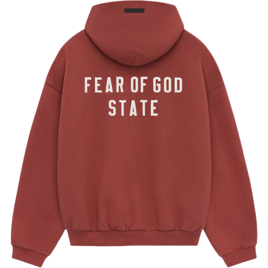 Fear Of God Essentials logo-print hoodie