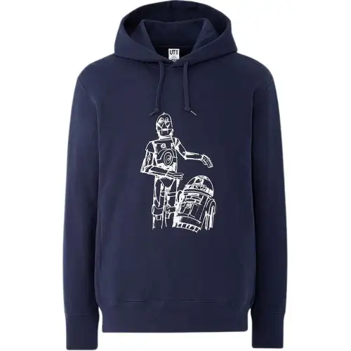 UNIQLO Sweatshirt Men's Navy Blue