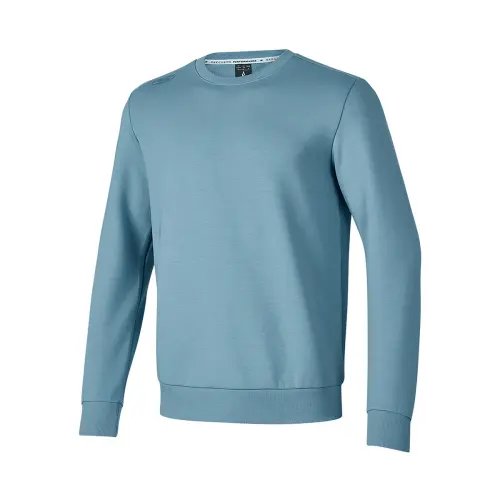 Skechers Basic Sports Collection Sweatshirt Men's Mist Gray Blue
