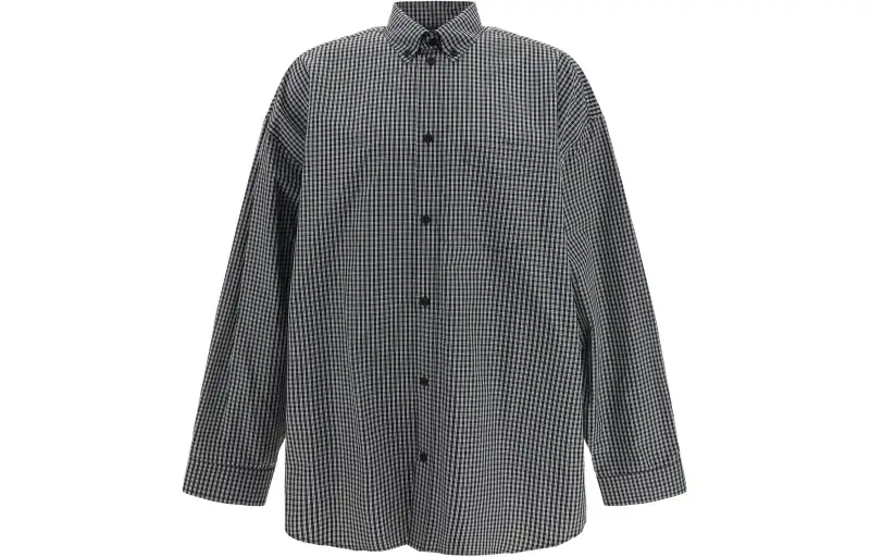 Balenciaga Checked Oversized Shirt