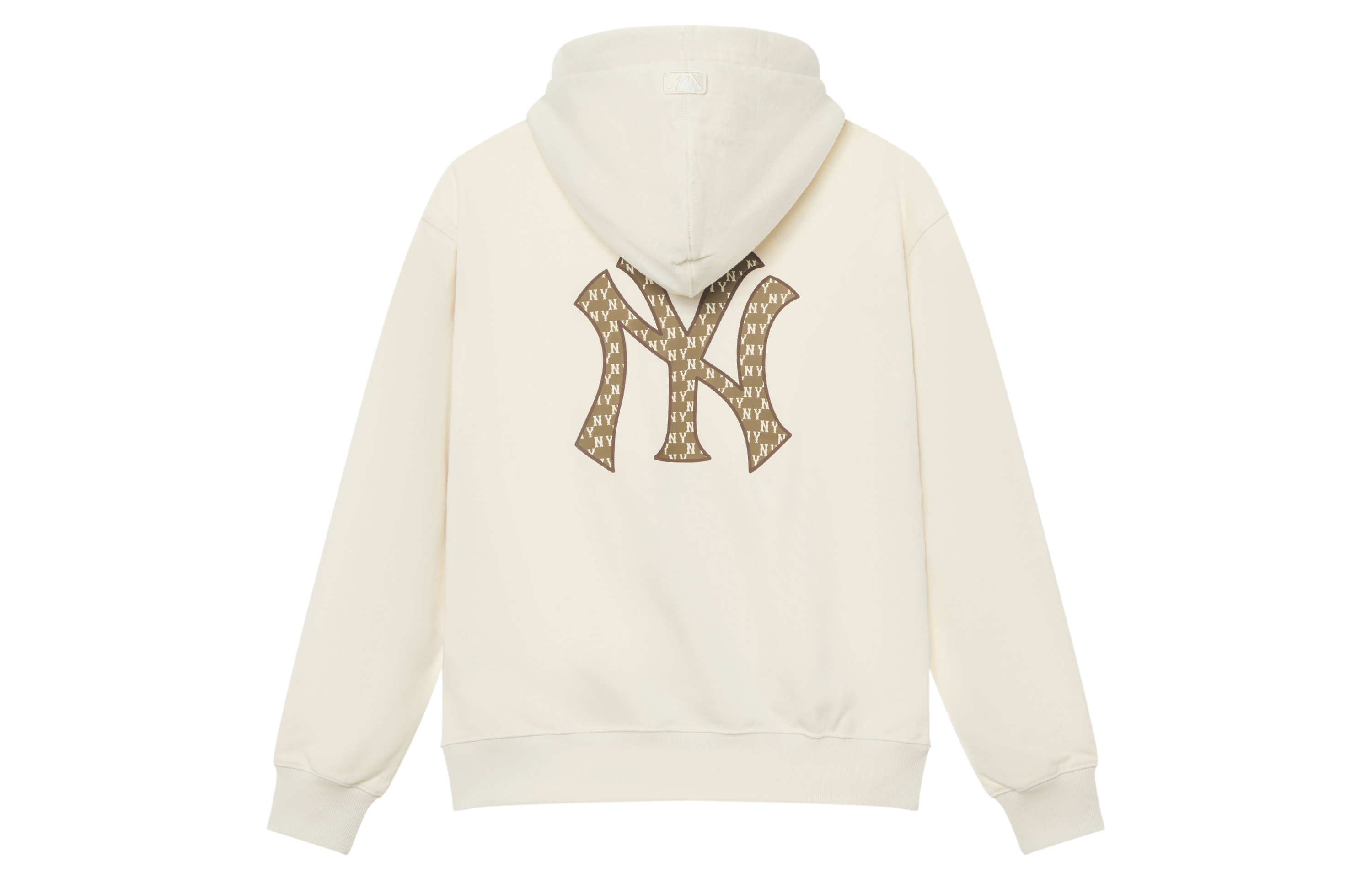 Худи MLB MONOGRAM 24FW logo (темный крем)