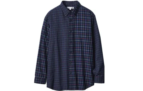 UNIQLO X JW Anderson Uniqlo Jw Anderson Co Branded Series Shirts Men's Navy Blue Pointed Collar Moderate Other