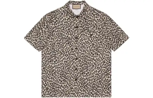 GUCCI Shirts Men's Multicolor Lapel Moderate Other