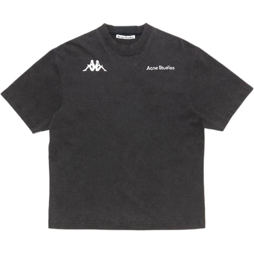 футболка Acne Studios × Kappa (черная)