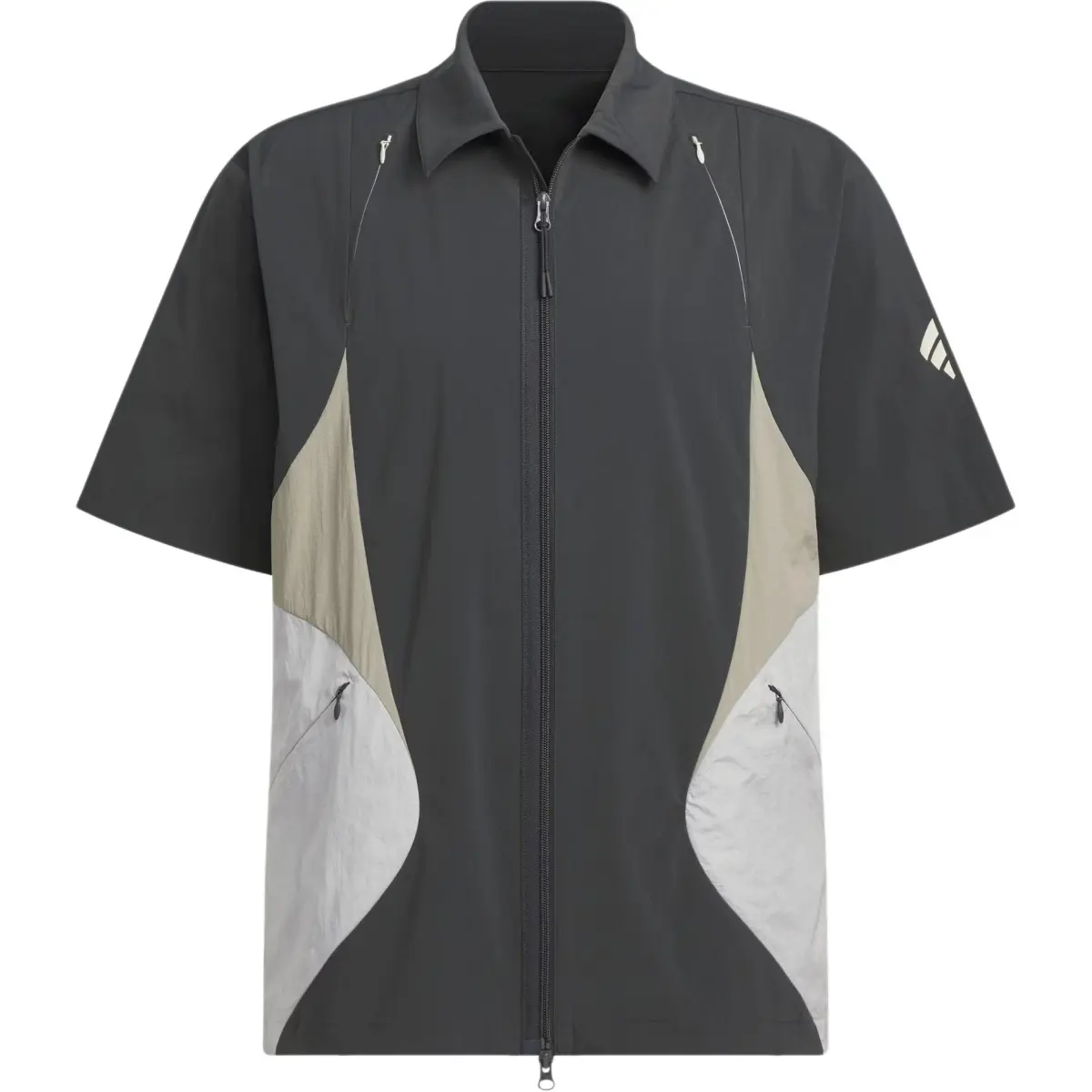 Adidas Future Style Zip Shirt Men's Carbon Black