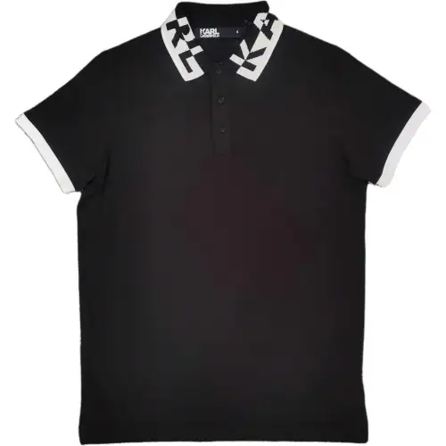 KARL LAGERFELD / Karl Lagerfeld Jeans Polo Shirt Men's Black
