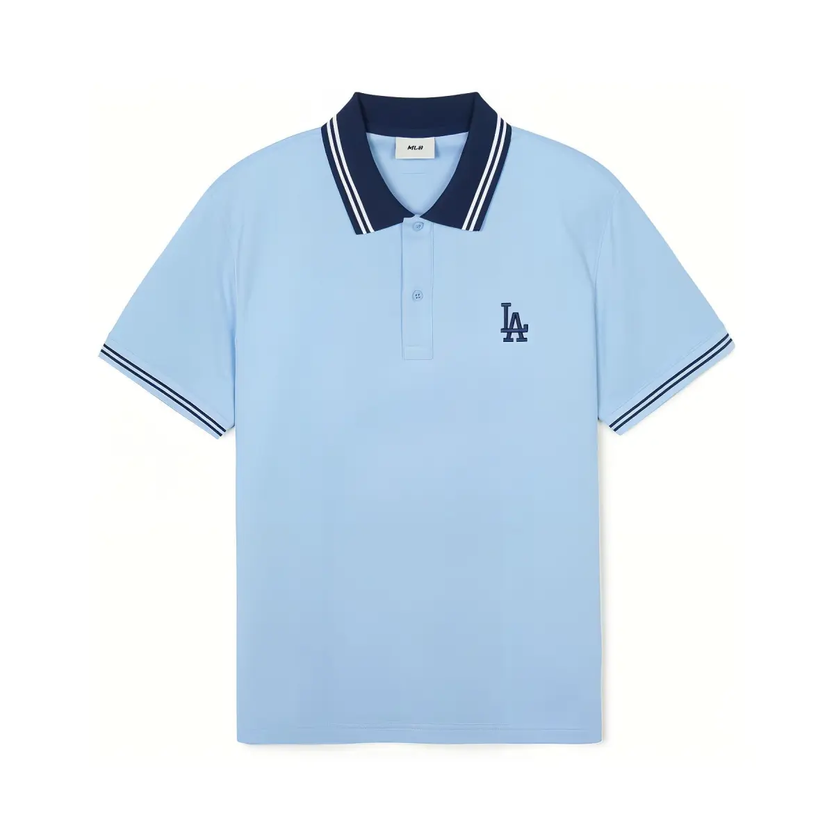 MLB Los Angeles Dodgers Polo Shirts Unisex Sky Blue Lapel Moderate Other