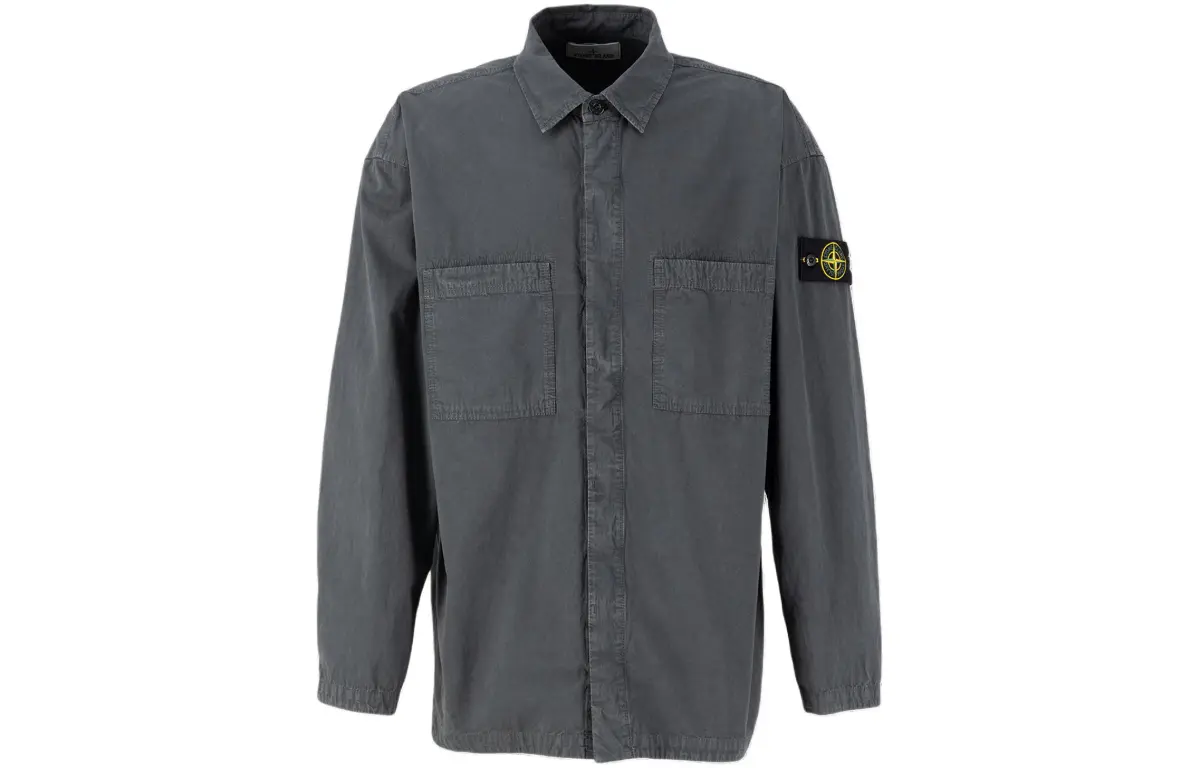 STONE ISLAND FW23 Shirt Men's Lead Gray