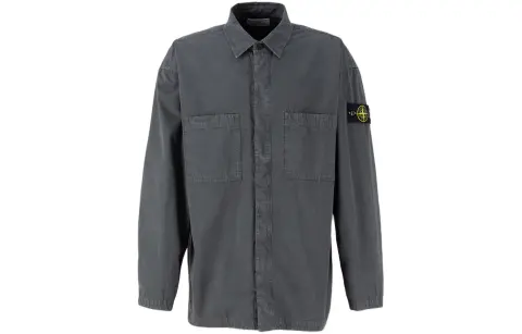 STONE ISLAND FW23 Shirt Men's Lead Gray