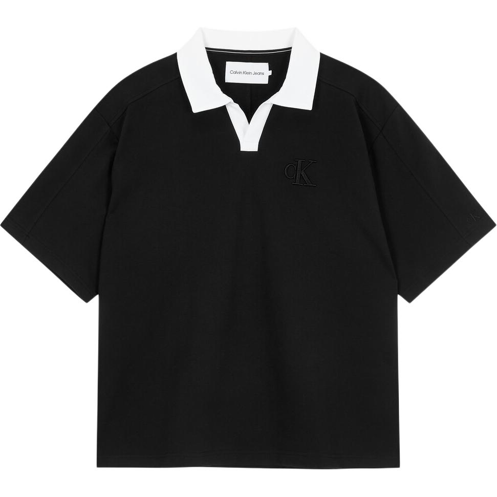 Мужская футболка-поло CALVIN KLEIN Polo Shirt (черная)