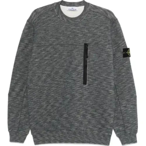 STONE ISLAND Chest Pocket Front Yoke Sweatshirt