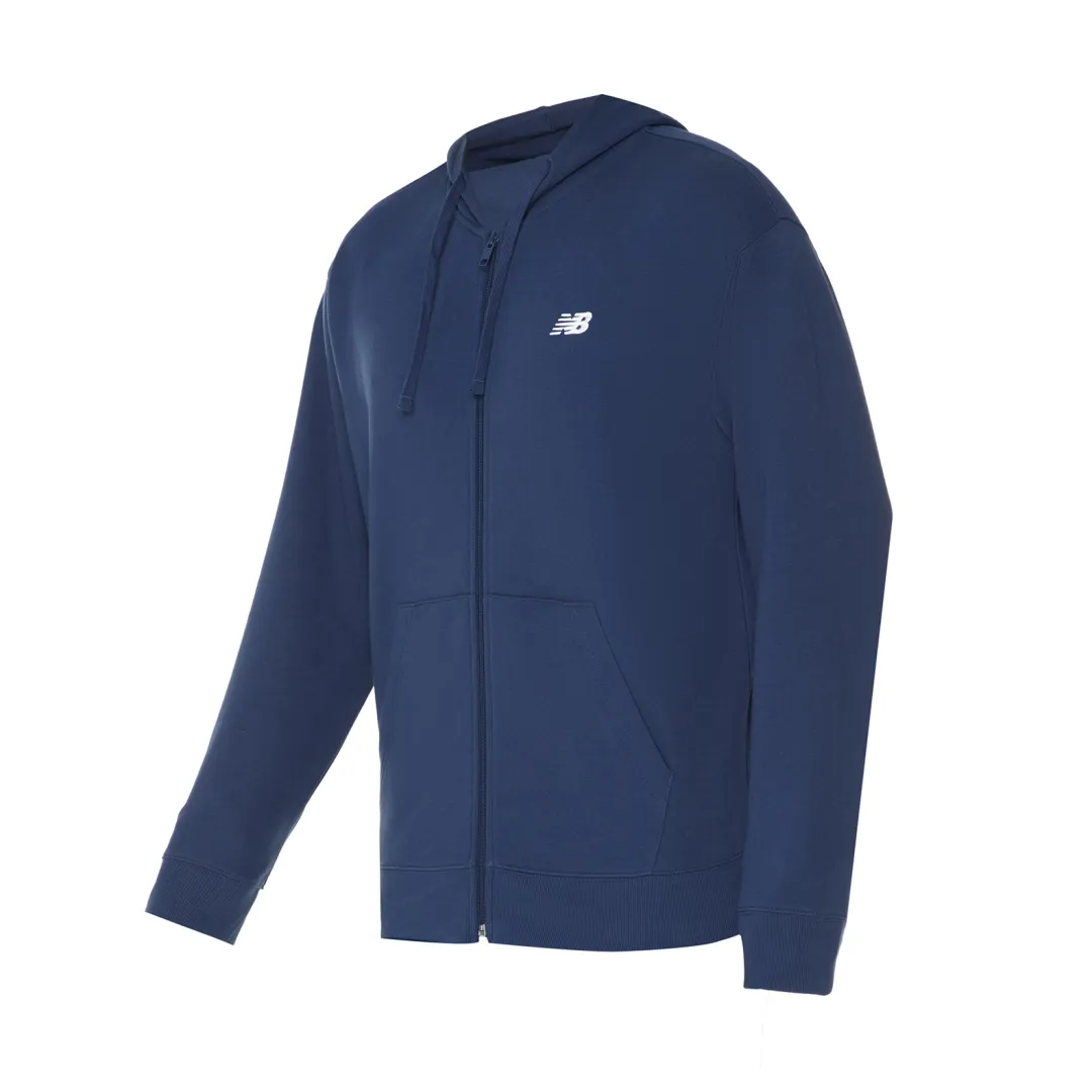 New Balance Sport Essentials Logo Fleece Full Zip Hoodie