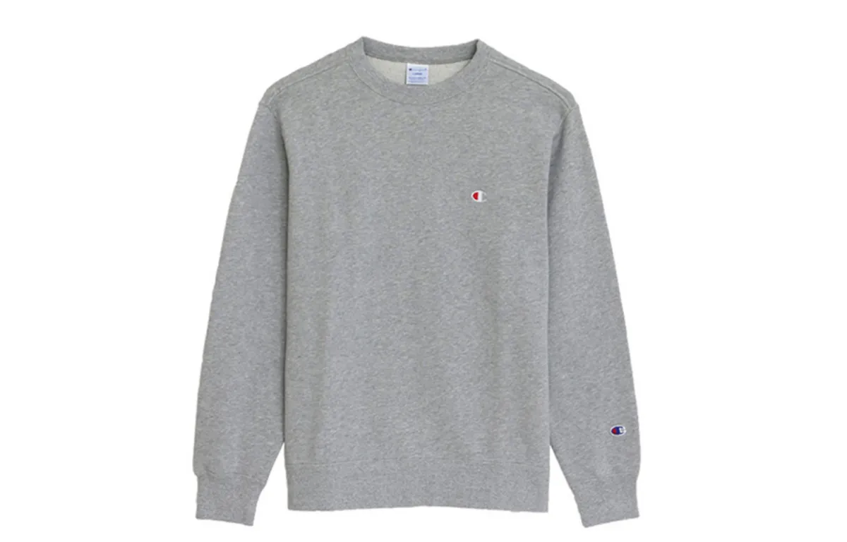 Champion Reverse Weave Collection Small C Fleece Lined Pullover Sweatshirt 6 Unisex