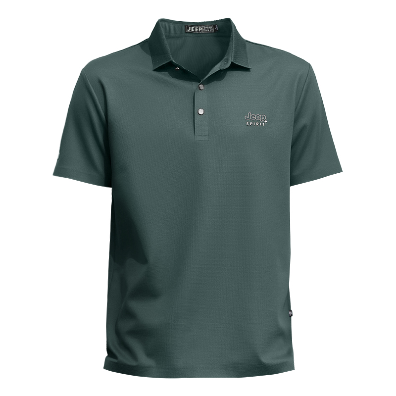 Мужское поло JEEP JEEP SPIRIT logoPolo (белое)