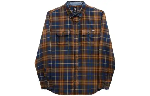 Vans Sycamore Long Sleeve Flannel Shirt Men's Brown