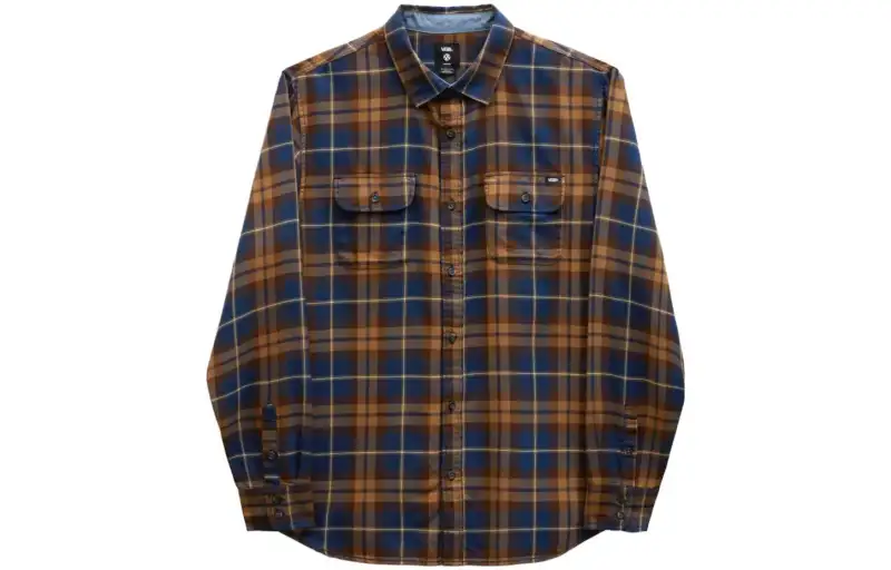 Vans Sycamore Long Sleeve Flannel Shirt Men's Brown