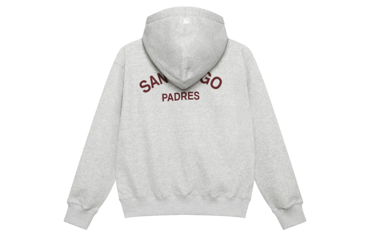 MLB Preppy Style Collection San Diego Padres 24FW Sweatshirt Unisex Heather Gray