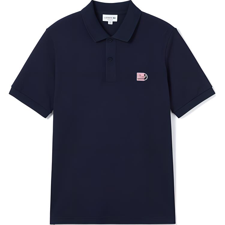 Мужское поло LACOSTE SS24 Polo (темно-синее)