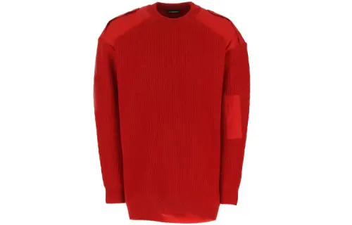 Balenciaga Sweaters Men's Red Crew Neck Moderate Other