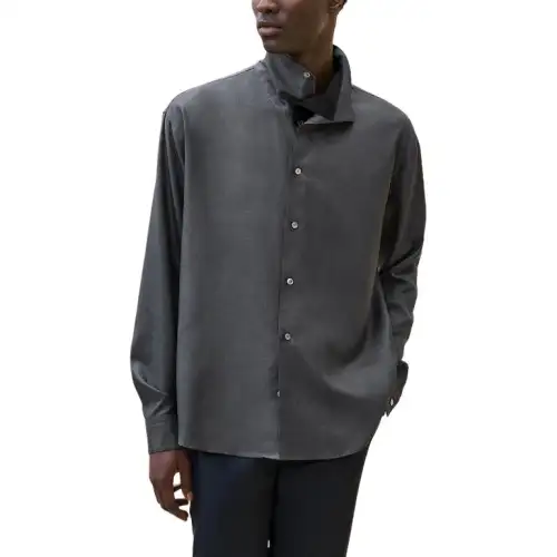 HERMES FW24 Shirt Men's Anthracite