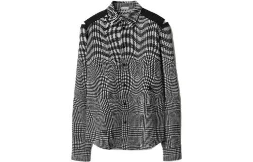 Burberry Shirt Men's Black White