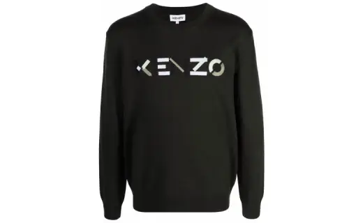 KENZO Sweaters Men's Jasper Crew Neck Thickened Other