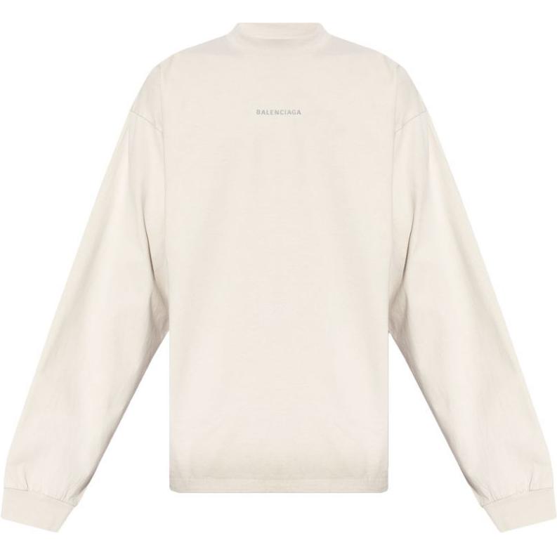 Мужское худи Balenciaga SS24 (светло-бежевое)