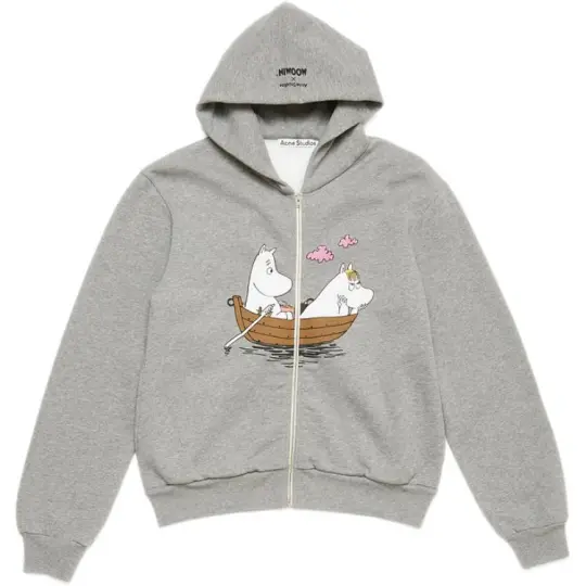Acne Studios X Moomin Zipped Hoodie