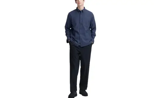 UNIQLO Shirts Unisex Sea Blue Moderate Other