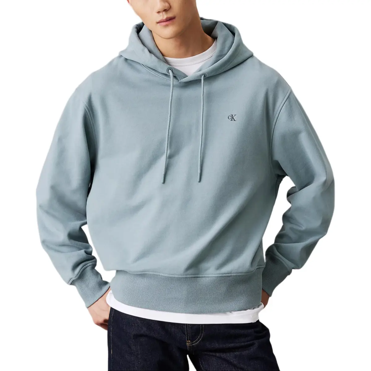 CALVIN KLEIN Sweatshirt Europe Version Men's Blue
