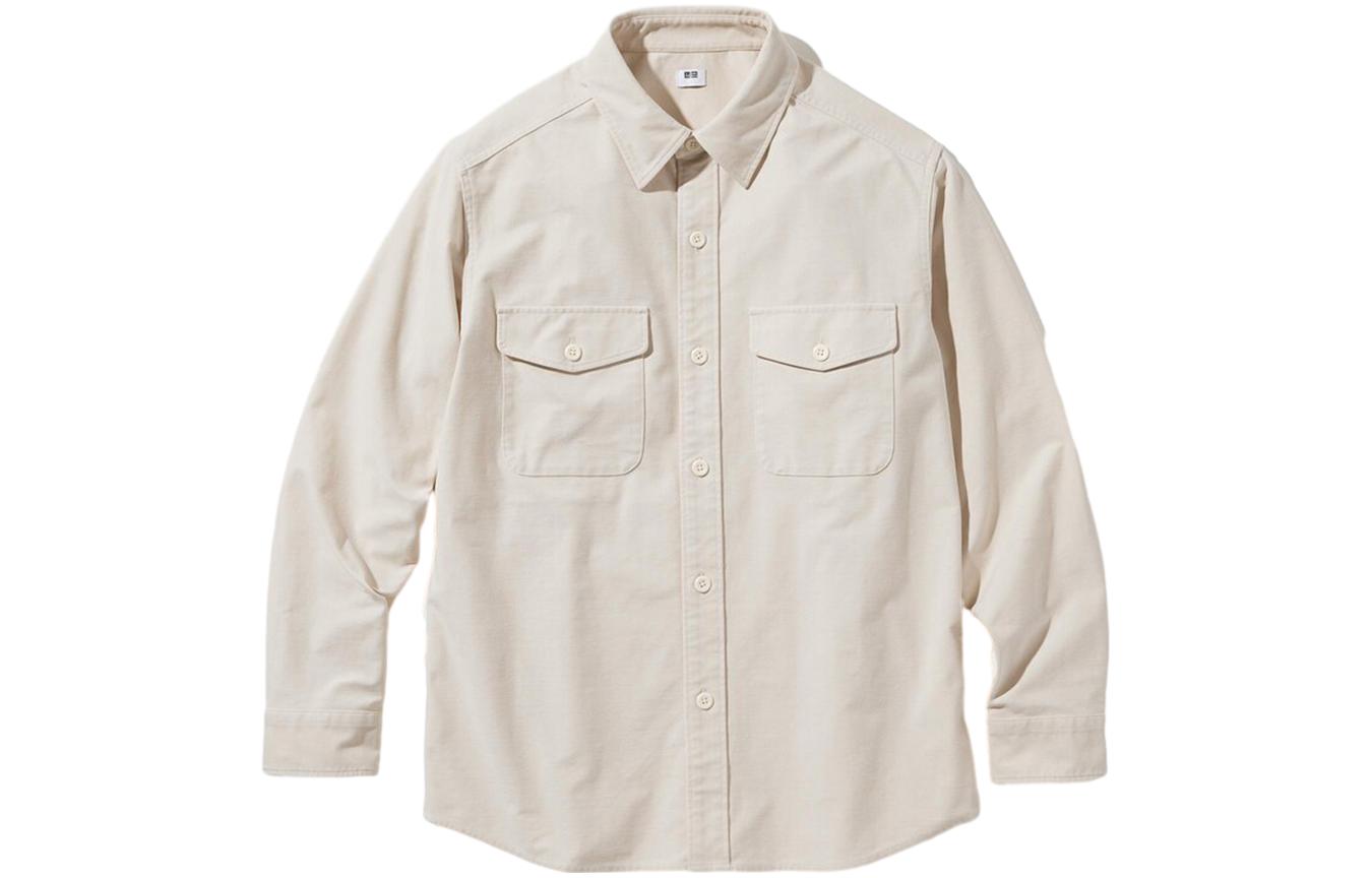 Мужские рубашка UNIQLO (белая)