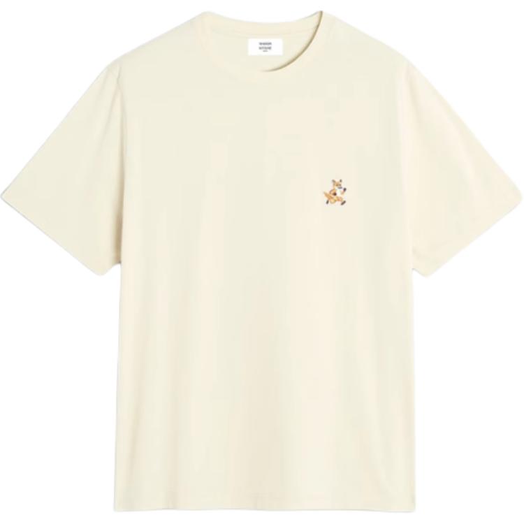 Мужская футболка Maison Maison Kitsune SS25 (песочная)