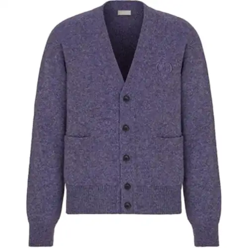 DIOR Loose Fit Knitwear Men's Purple