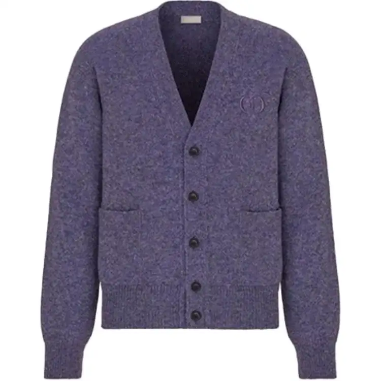 DIOR Loose Fit Knitwear Men's Purple