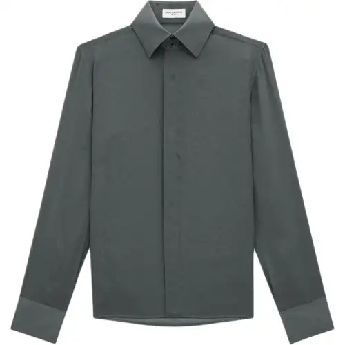 SAINT LAURENT Shirt Men's Copper Green