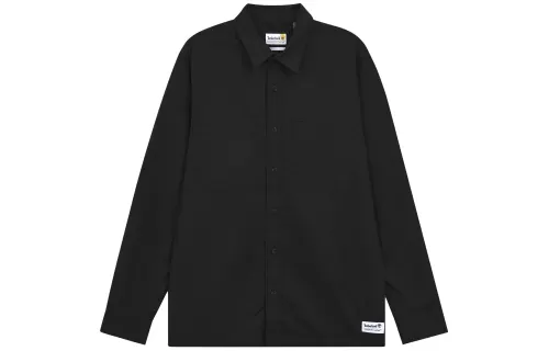 Timberland Shirts Men's Black Pointed Collar Moderate Other