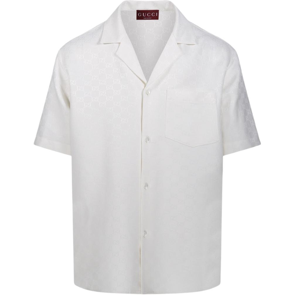 GUCCI FW25 Lido Collection Shirt Men's White