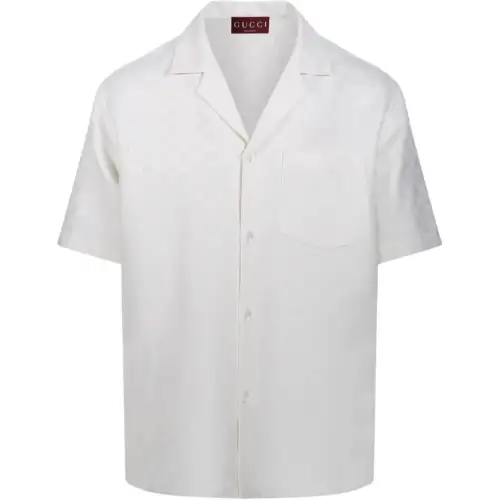 GUCCI FW25 Lido Collection Shirt Men's White