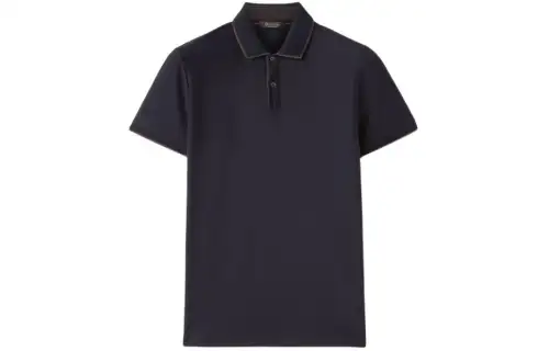 Loro Piana Short-Sleeved Buttoned Polo Shirt