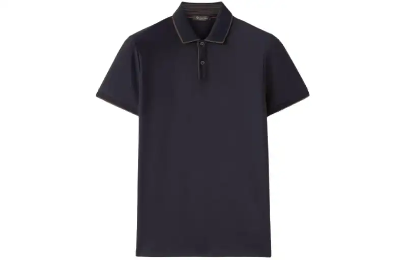 Loro Piana Short-Sleeved Buttoned Polo Shirt