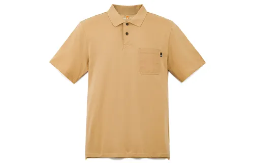 Timberland Polo Shirt Men's Light Wheat