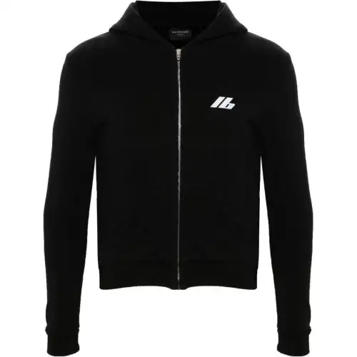 Balenciaga Activewear Jersey Full Zip Hoodie